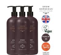 3x Grow Gorgeous New Supersize Intense Thickening Shampoo for Shining Hair 740ml