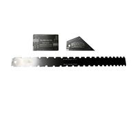 3x Guitar Neck Notched Straight Ruler Stainless Steel Fret Rocker