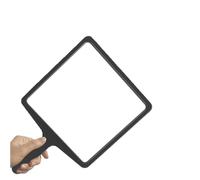 3X Handheld Magnifying Glass for Reading Large Full-Page Viewing Area Magnifier Lightweight Portable Magnifying Lens Ultra-thin 1.5mm Lens Magnifier for Seniors, Reading Books, Newspaper, Small Print