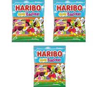 3x Haribbo Easter Egg Galore Pouch | Haribbo Mini Bags | Multipack Sweets | Haribbo Eggs | Ready For Easter Egg Hunts | Perfect for Sharing | 160g
