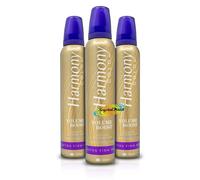 3x Harmony Gold Volume Boost for Fine Hair Extra Firm Hold Hair Mousse 200ml