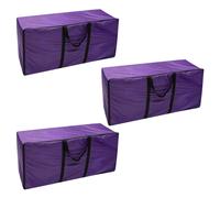3X Hay Bale Storage Bag, Extra Large Tote Hay Bale Carry Bag, Foldable Horse and Livestock Hay Bale Bags with Zipper Purple