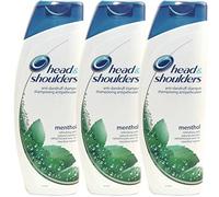 Head & Shoulders Anti-Dandruff Shampoo Cool Menthol Refresh 400ml x 3