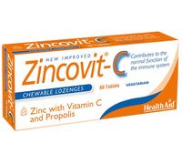 3x HealthAid Zincovit-C Chewable Tablets - 60 Tablets