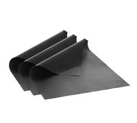 3X Heavy Duty, Reusable, Non Stick Oven Liner, Black, 40 cm x 50 cm Suitable for All Ovens