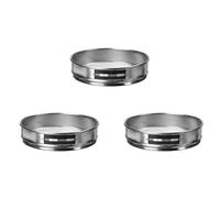 3X High-Performance Garden Sieve Set Interlocking Soil Sifter for Compost & Seeds Essential Gardening Tools - 1mm Mesh for Efficient Soil Filtering