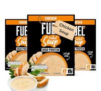 3x High Protein Chicken Soup (9 Sachets) - Cuppa soup ideal meal replacement soups for lunch or dinner on the go, Bundle pack