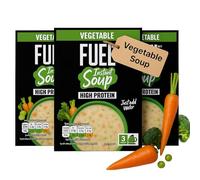 3x High Protein Vegetable Soup (9 Sachets) - Cuppa soup ideal meal replacement soups for lunch or dinner on the go