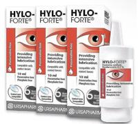 3x Hylo-Forte Lubricating Dry Eye Relief Drops, 3-Pack, 10ml