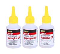 3x INDUSTRIAL SUPERGLUE GP - 50g Medium Viscosity, CYN20 with Small Precision Tip