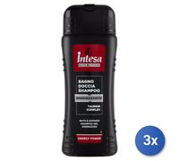 3x Intesa Bath/Shower 500 Ml. Energy Power Energizing