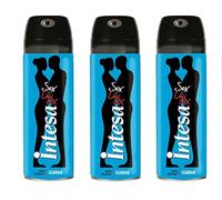 3x Intesa Unisex Guarana Body Spray Perfume Deodorant Deo Spray 125ml