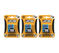 3X Jcb Aaa Ultra Alkaline Batteries - Pack Of 4