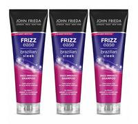3x John Frieda Frizz Ease Brazilian Sleek Shampoo 250ml Frizz Ease (3 pack)