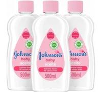 3X Johnson's Baby Oil 500ml (1500ml Total)