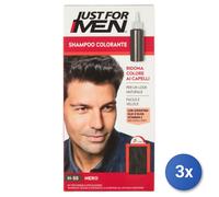 3X Just For Men Hair Color Black