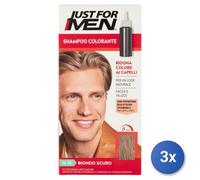 3x Just For Men Hair Color Dark Blonde Natural