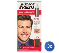 3X Just For Men Hair Color Dark Brown