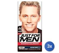 3X Just For Men Hair Color Light Brown