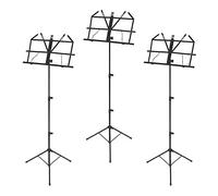 3x Kinsman KSS01 Standard Series Music Stand for Musician Band Practice