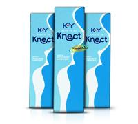 3x KY Jelly Knect Personal Water Based Lubricating Lube Gel 75ml