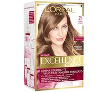 3x l’Oréal Excellence Crème 7.1 ash blonde dye for hair, colouring