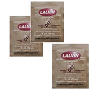 3X Lalvin D47 Yeast White and Blush Wines 5g Homebrew Wine Making 4.5L-23L
