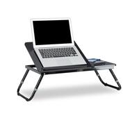 3x Laptop Desk Wood Black Adjustable Portable Laptop Notebook Tablet Stand