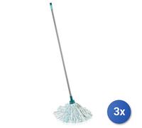 3X Leifheit Classic Mop, Model 52072, With Steel Handle, For Cleaning