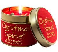 3X Lily-Flame Christmas Spice Tin, Red