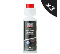 3x Liqui Moly ADBLUE Exhaust Crystal Preventer Concentrate Protect SCR - 250ml