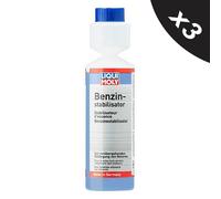 3x Liqui Moly Petrol Fuel Stabilizer Storage Petrol Treatment Additive - 250ml