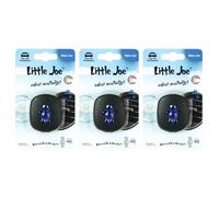 3x Little Joe Scents Membrane Vent Clip Car Air Freshener Freshner- Blue New Car