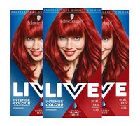 3x LIVE Real Red Permanent Hair Dye, Intense Colour 035, FREE POST