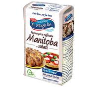 3X Lo conte Le Farine magiche Salati Farina Manitoba 1kg Flour for Baking Pizza