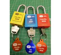 Master Lock 410RED Lockout Padlock - 38Mm Body & 6Mm Hardened Steel Shackle