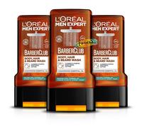 3x Loreal Men Expert Barber Club Body Hair & Beard Wash 300ml