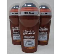 3x Loreal Men Expert Barber Club Deodorant Roll On Cedarwood Fragrance 50ml