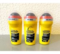 3x LOreal Men Expert Roll On Invincible Sport 96H Anti-Perspirant Deodorant 50ml