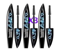 3x L'Oreal Paris Bambi Eye Lasting Volume Lengthening and Curling Black Sealed