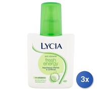 3x Lycia Deodorant Spray 75 Ml. Fresh Energy