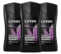 3x Lynx Excite Shower Gel Mens Body Wash 225ml