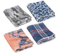 3x Machine Washable Absorbent Pet Drying Towels Dog Cat Home Comfy Grooming Robe