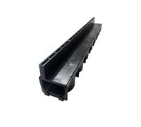 3X Manthorpe Brickslot Plastic Slotdrain Drainage Channel A15 1M Length - Driveway, Patio & Garden Drain