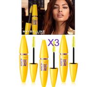 3X Maybelline The Colossal 01 Black Mascara Sealed