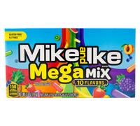 3x Mike & Ike Mega Mix Chewy Assorted 10 Flavors Candies 120g American Candy