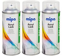 3x MIPA Acryl Lack RAL 7016 ANTHRACITE GREY Acrylic Quality Colour Spray 400ml