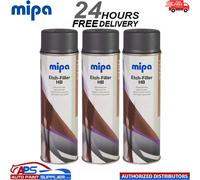 3x MIPA Etch-Filler HB Dark Grey Aerosol Spray - 500ML -