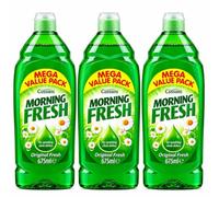 3x Morning Fresh Original Fresh Washing Up Liquid 675ml
