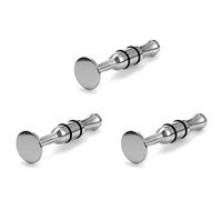 3X Mouthpiece Trumpet Mouth Strength Trainer Silver for Saxophone Horn Trombone Accessories